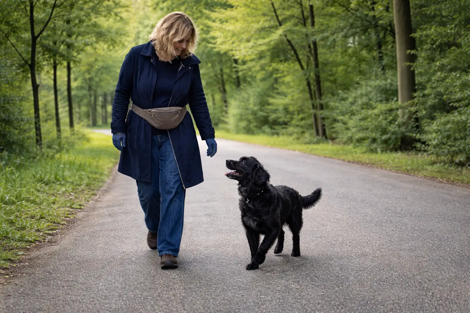Priveles aan huis met hond en begeleider