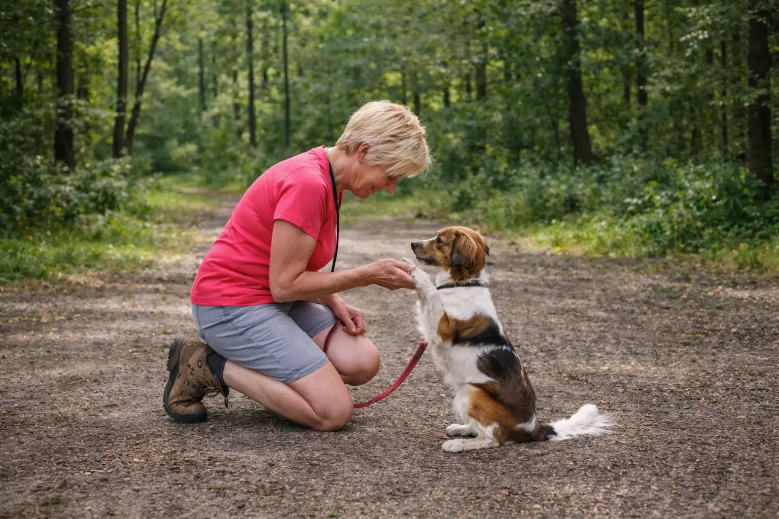 Privéles op locatie tijdens een wandeling
